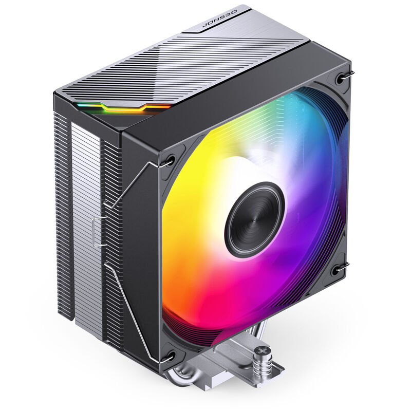 Jonsbo CA40 CPU-kjøler 120 mm PWM RGB svart forfra