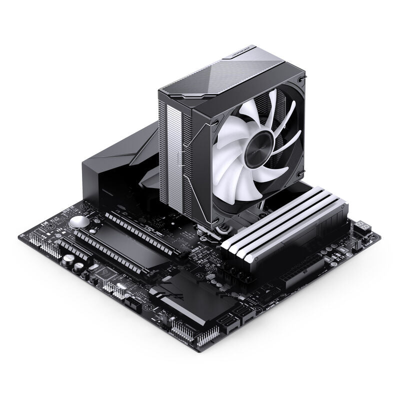 Jonsbo CA40 CPU-kjøler 120 mm PWM RGB svart pakkeinnhold