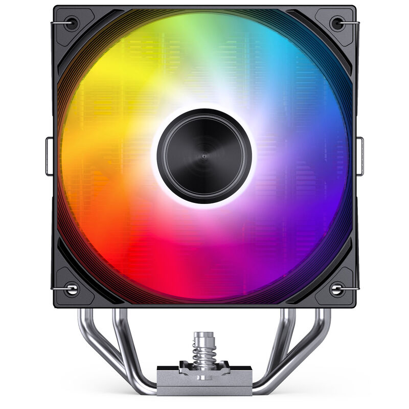 Sideprofil av Jonsbo CA40 CPU-kjøler 120 mm PWM RGB svart