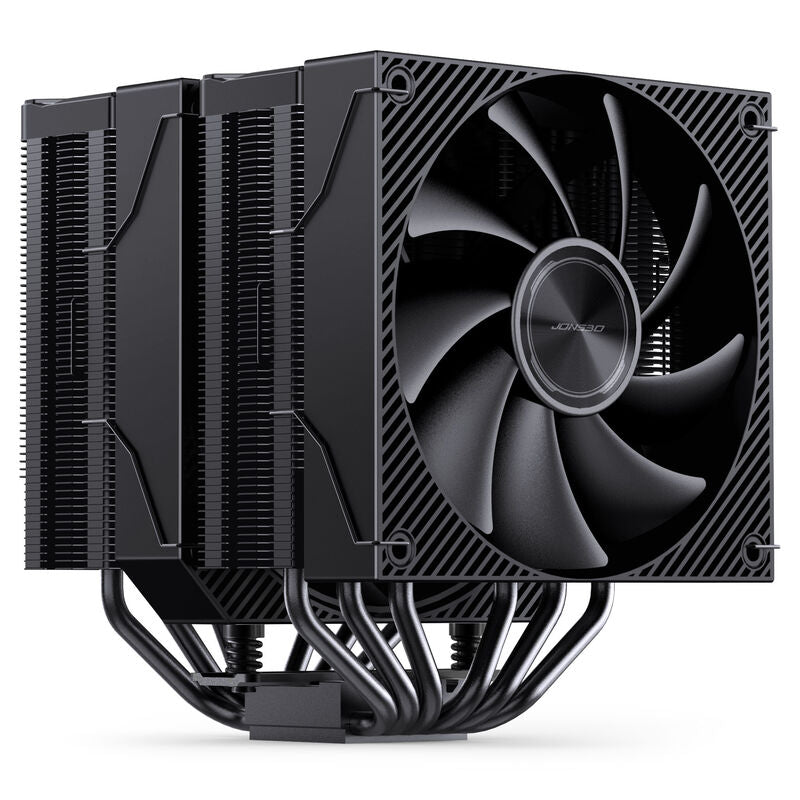 Detalj av Jonsbo CA90 CPU-kjøler dobbelttårn 130/120 mm PWM ARGB svart