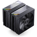 Jonsbo CA90 CPU-kjøler dobbelttårn 130/120 mm PWM ARGB svart forfra