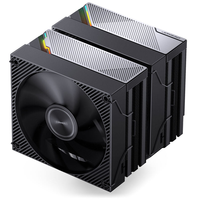 Montert Jonsbo CA90 CPU-kjøler dobbelttårn 130/120 mm PWM ARGB svart i PC
