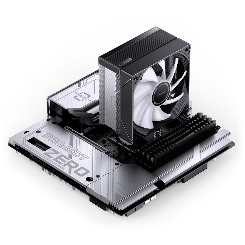 Jonsbo CB40 CPU-kjøler 120 mm PWM ARGB svart installasjon