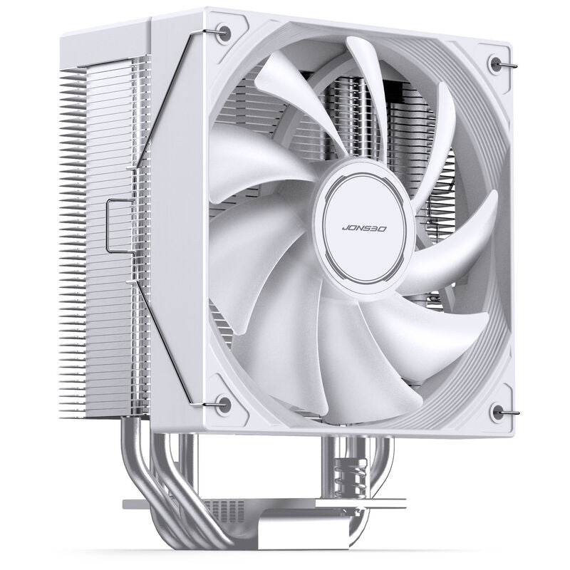 Detalj av Jonsbo CB40 CPU-kjøler heatpipes hvit
