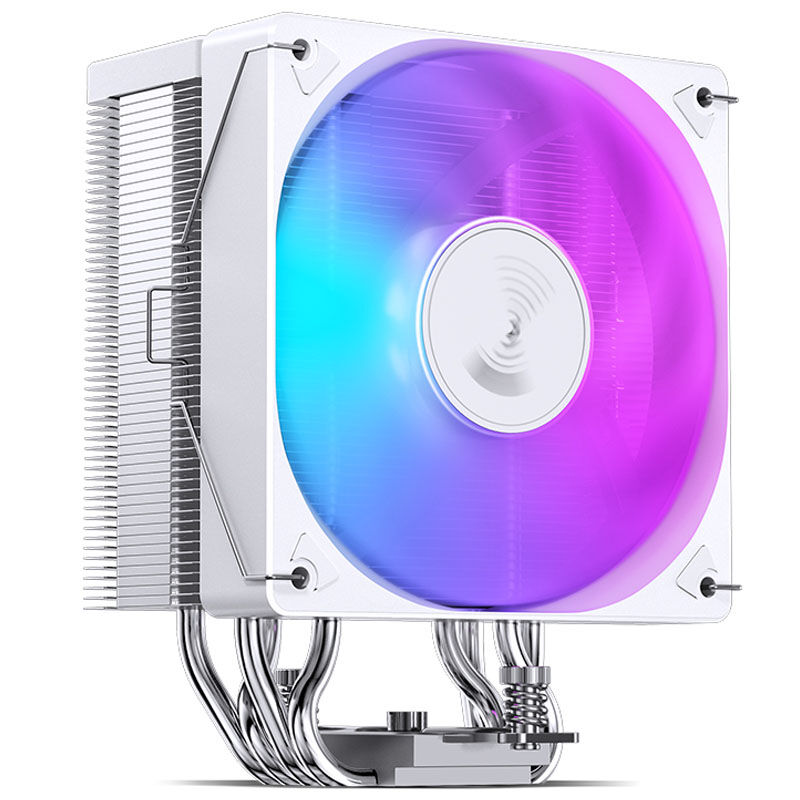 Jonsbo CR-1000 EVO RGB CPU-kjøler 120 mm hvit forfra