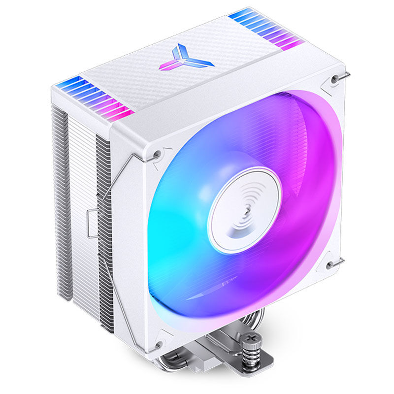 Jonsbo CR-1000 EVO RGB CPU-kjøler 120 mm hvit bakside