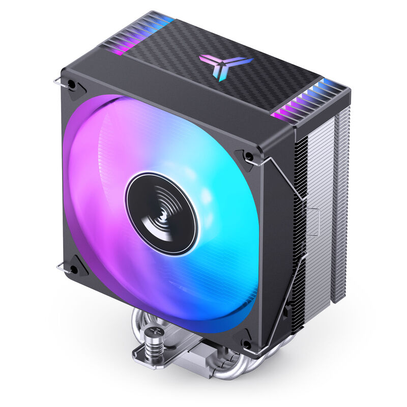 Detalj av Jonsbo CR-1000MAX CPU-kjøler 120 mm RGB 220 W TDP svart heatpipes