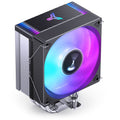 Jonsbo CR-1000MAX CPU-kjøler 120 mm RGB 220 W TDP svart forfra