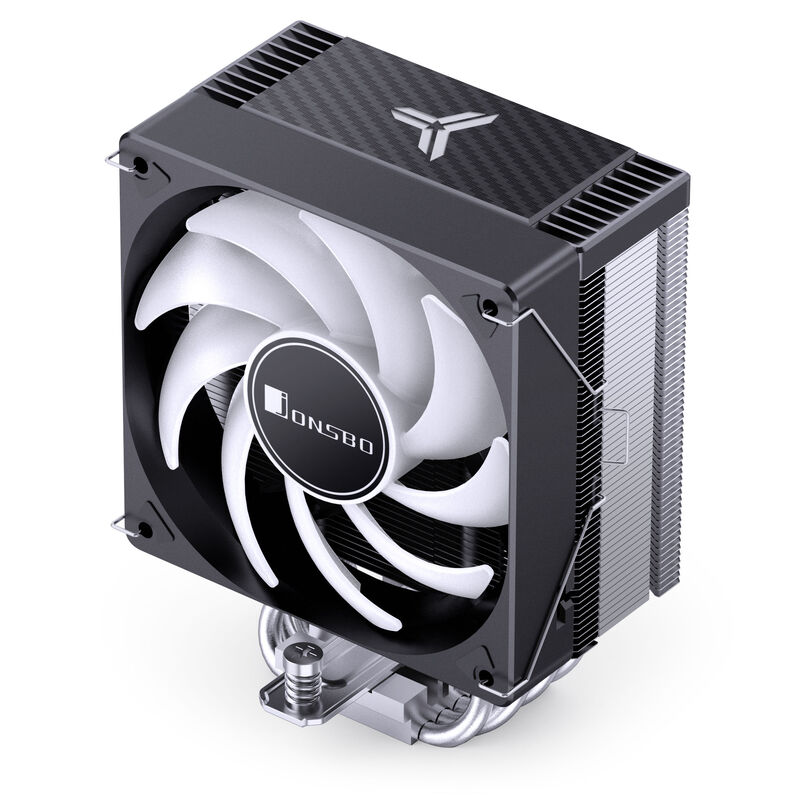 Montert Jonsbo CR-1000MAX CPU-kjøler 120 mm RGB 220 W TDP svart i PC
