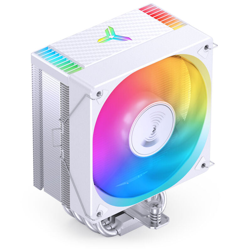Jonsbo CR-1000MAX CPU-kjøler ARGB 120 mm hvit forfra