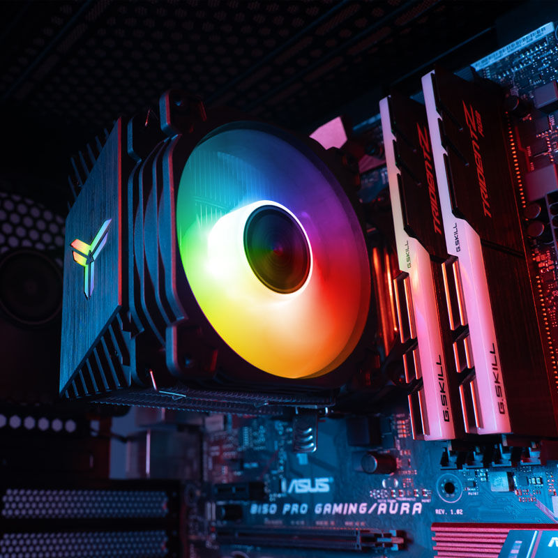 Jonsbo CR-1200 CPU-kjøler RGB 92 mm svart oversikt