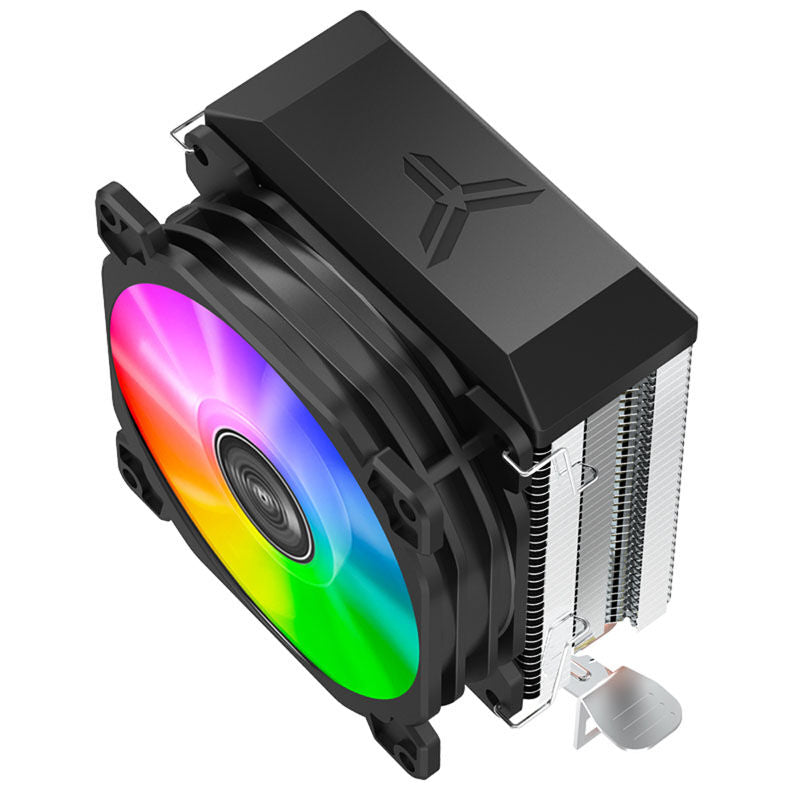 Jonsbo CR-1200E CPU-kjøler 92 mm ARGB svart detalj av vifte