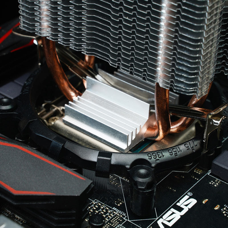Jonsbo CR-1200E CPU-kjøler 92 mm ARGB svart ARGB-belysning