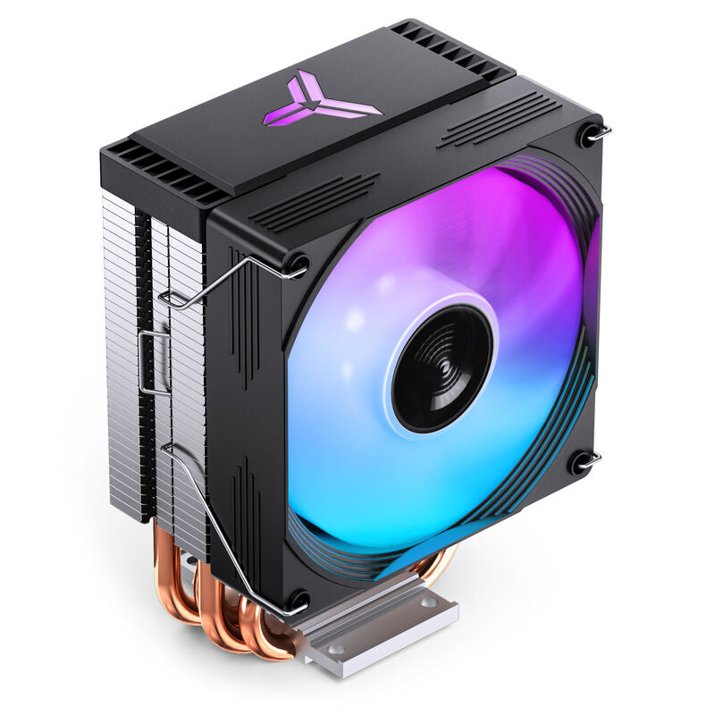 Jonsbo CR-1300 EVO CPU-kjøler forfra med RGB-vifte