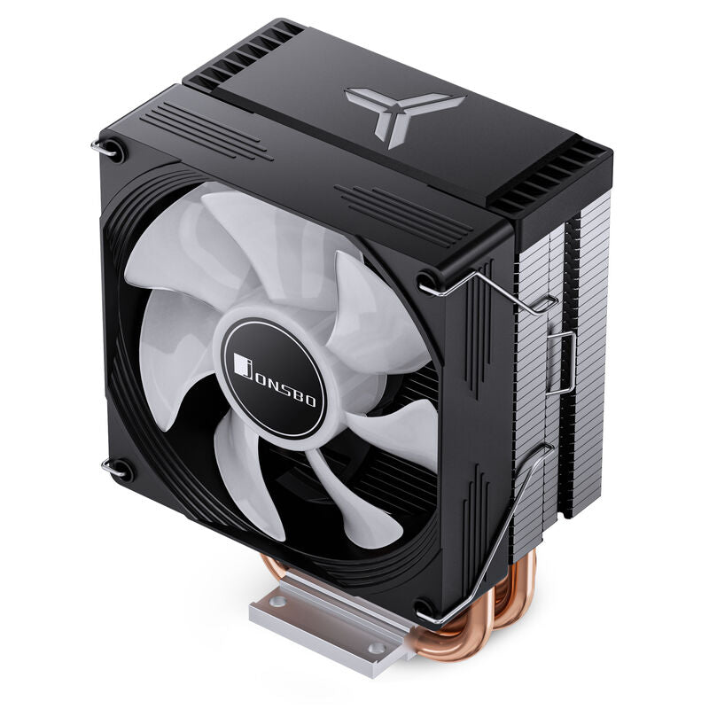 Nærbilde av 90 mm RGB PWM-vifte på Jonsbo CR-1300 EVO