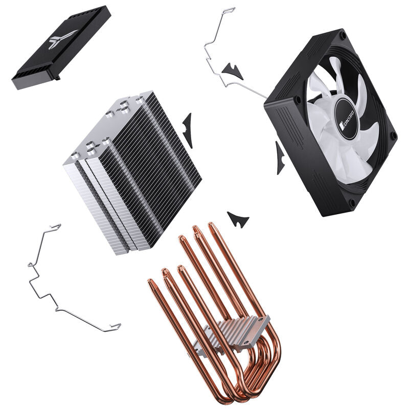 Jonsbo CR-1300 EVO CPU-kjøler med vifte og kabler