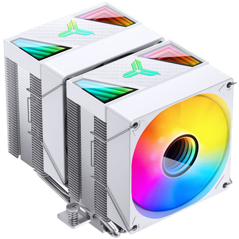 Jonsbo CR-1400 DV2 CPU-kjøler dobbelttårn 92 mm svart forfra