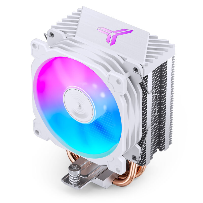 Montert Jonsbo CR-1400 E CPU-kjøler 92 mm PWM hvit i PC