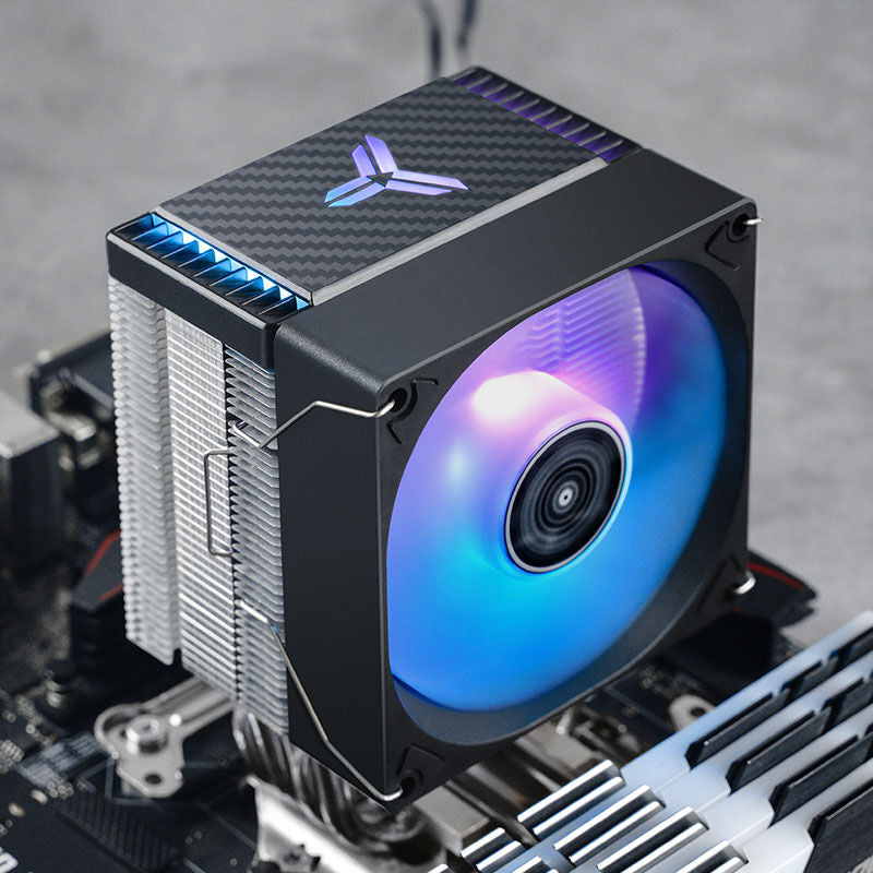 Pakkeinnhold for Jonsbo CR-1400 EVO ARGB CPU-kjøler 92 mm