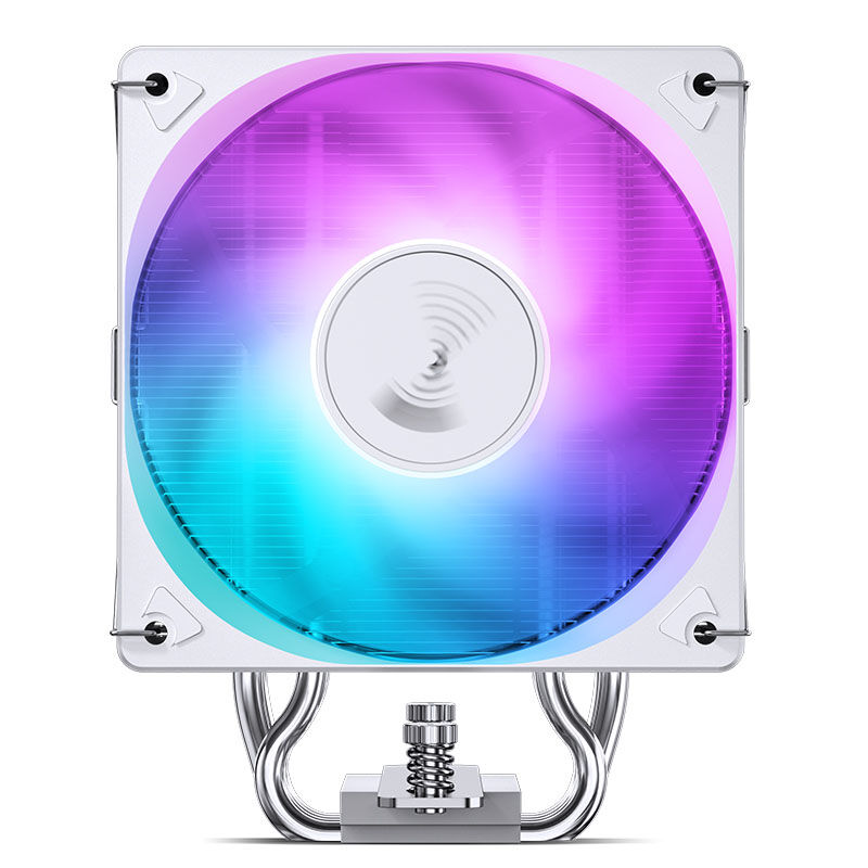 Detalj av Jonsbo CR-1400 EVO CPU-kjøler 92 mm RGB hvit