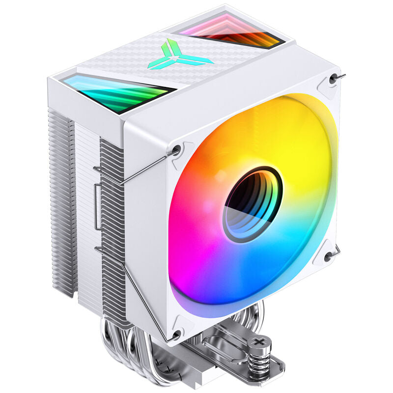 Jonsbo CR-1400 V2 ARGB CPU-kjøler 92 mm hvit forfra