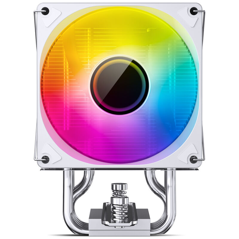 Jonsbo CR-1400 V2 ARGB CPU-kjøler 92 mm hvit detalj av vifte