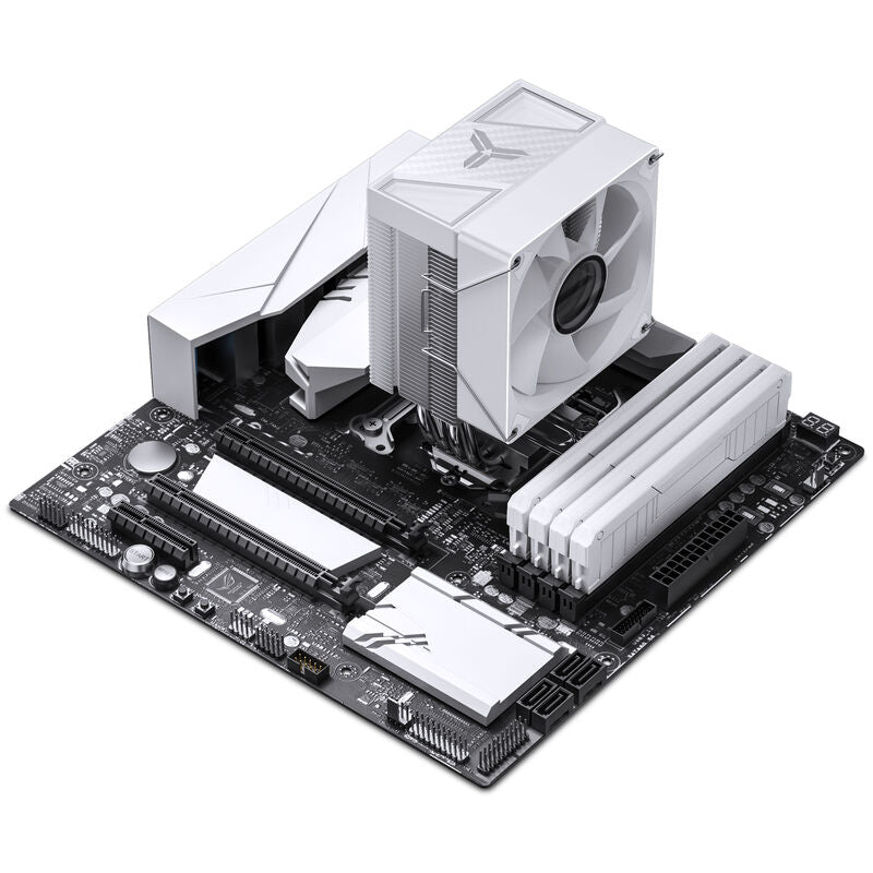 Jonsbo CR-1400 V2 ARGB CPU-kjøler 92 mm hvit komplett sett