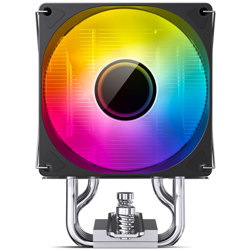 Jonsbo CR-1400 V2 CPU-kjøler RGB 92 mm svart detalj av heatpipes