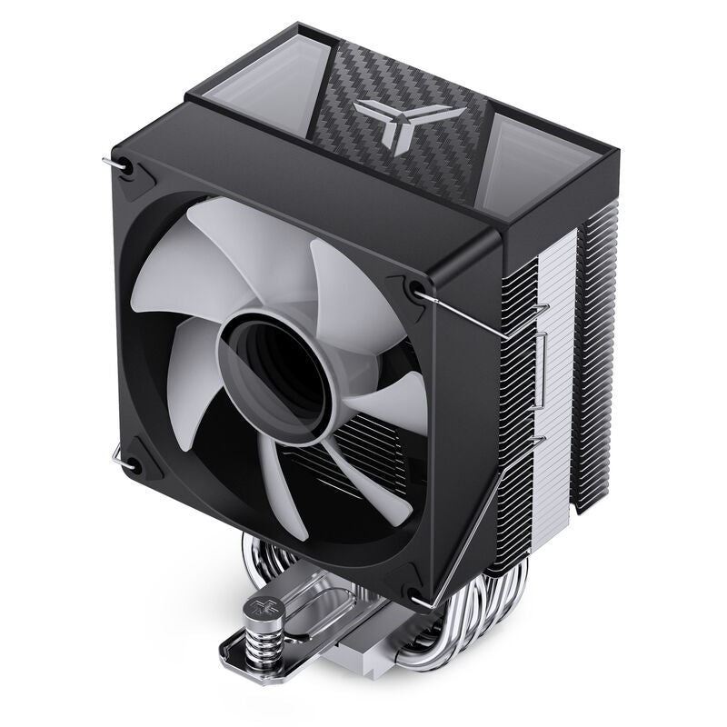 Jonsbo CR-1400 V2 CPU-kjøler RGB 92 mm svart nærbilde av vifte
