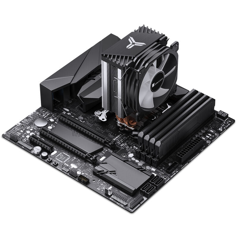 Jonsbo CR-1400E CPU-kjøler 92 mm RGB svart fra topp