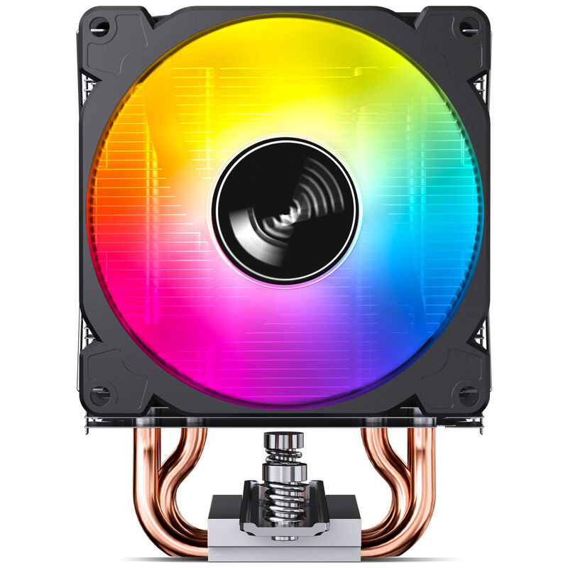 Montert Jonsbo CR-1400E CPU-kjøler 92 mm ARGB svart i PC