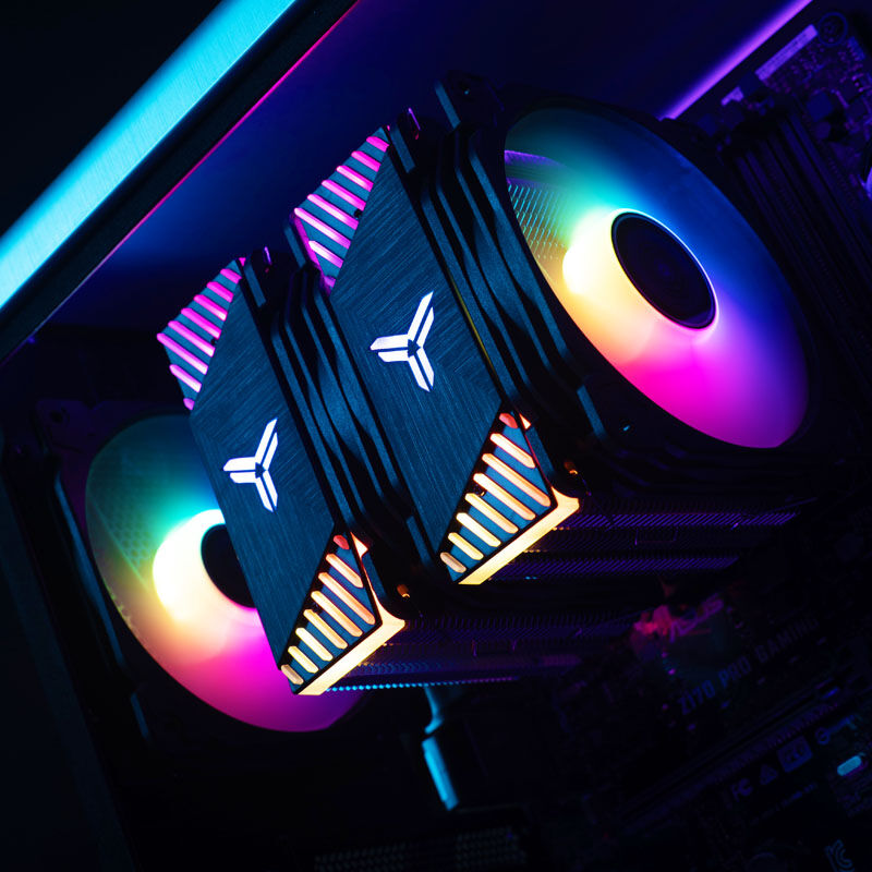 Oversikt over Jonsbo CR-2000 GT CPU-kjøler dobbelttårn ARGB