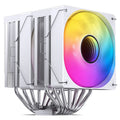 Jonsbo CR-3000 ARGB CPU-kjøler dobbelttårn hvit forfra