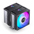 Jonsbo CR-3000E CPU-kjøler dobbelttårn ARGB 120 mm svart forfra
