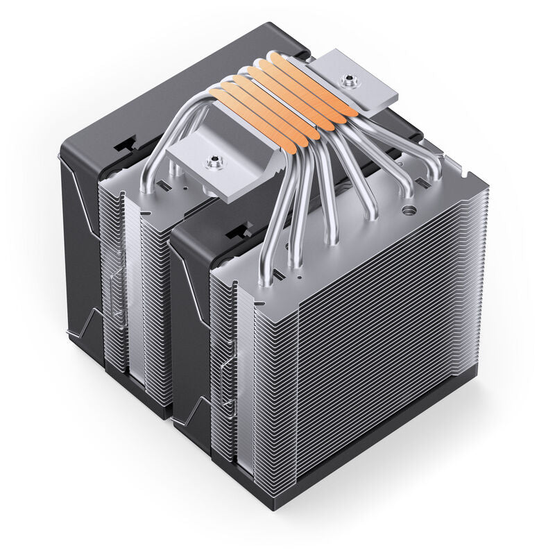 Jonsbo CR-3000E CPU-kjøler dobbelttårn nærbilde av vifte