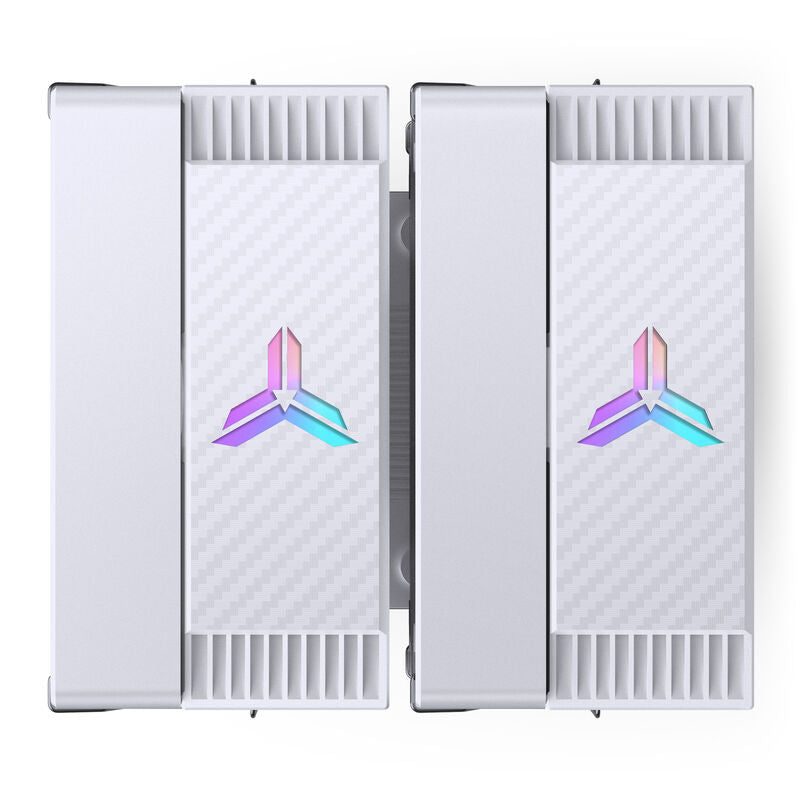 Jonsbo CR-3000E CPU-kjøler dobbelttårn RGB 260 W TDP hvit - Jonsbo