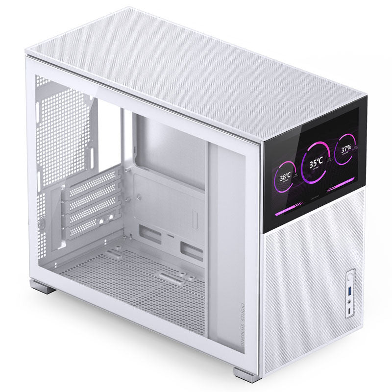 Jonsbo D31 MESH Screen Micro-ATX kabinett bakside