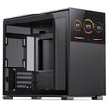 Jonsbo D31 Screen Micro-ATX kabinett herdet glass hvit forfra