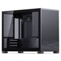 Jonsbo D32 PRO kabinett Micro-ATX herdet glass Back-Connect svart forfra