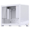 Jonsbo D32 PRO kabinett mATX herdet glass hvit forfra