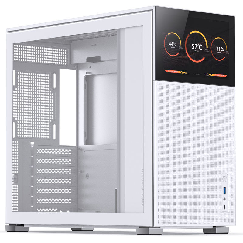 Jonsbo D41 MESH Screen kabinett frontpanel hvit
