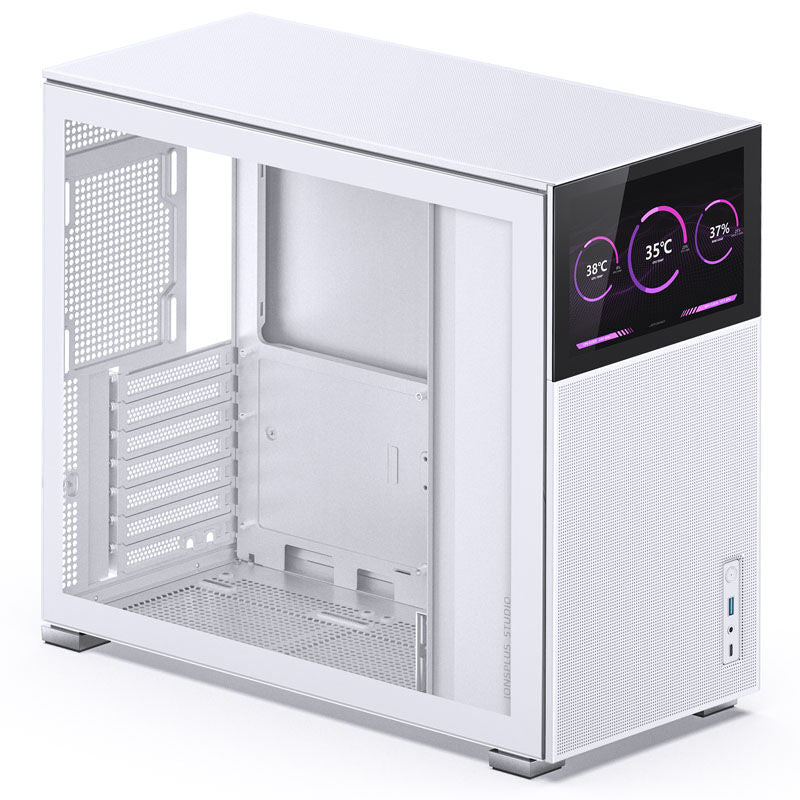 Jonsbo D41 MESH Screen kabinett sidepanel herdet glass