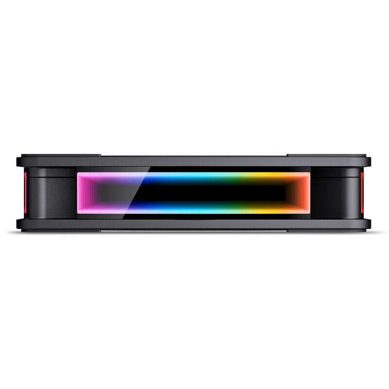 Jonsbo FR-606BR vifte 120 mm Reverse PWM RGB svart med koblingskabel