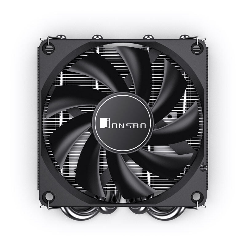 Jonsbo HP-400S CPU-kjøler 90 mm lavprofil svart detalj av vifte