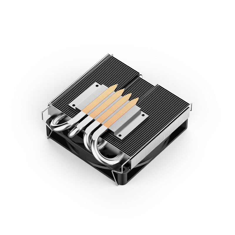 Jonsbo HP-400S CPU-kjøler 90 mm lavprofil svart vifteblad nærbilde