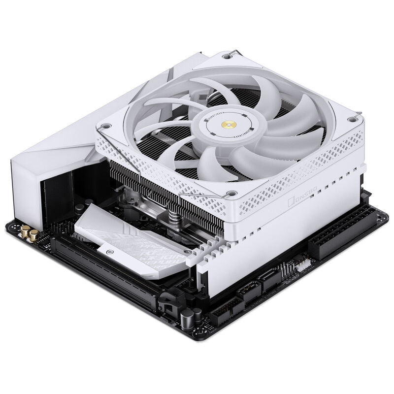 Jonsbo HP600 CPU-kjøler RGB 120 mm hvit bakside