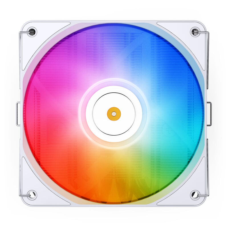 Jonsbo HP600 CPU-kjøler RGB 120 mm hvit vifte