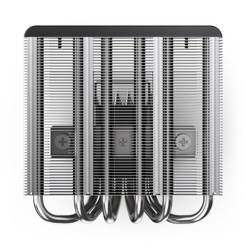 Jonsbo HP600 Low-Profile CPU-kjøler 120 mm svart nærbilde heatpipes