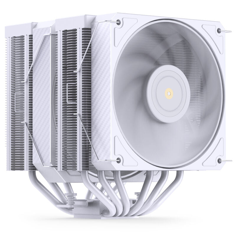 Jonsbo HX6280 CPU-kjøler dobbelttårn PWM RGB 130 mm hvit bakside