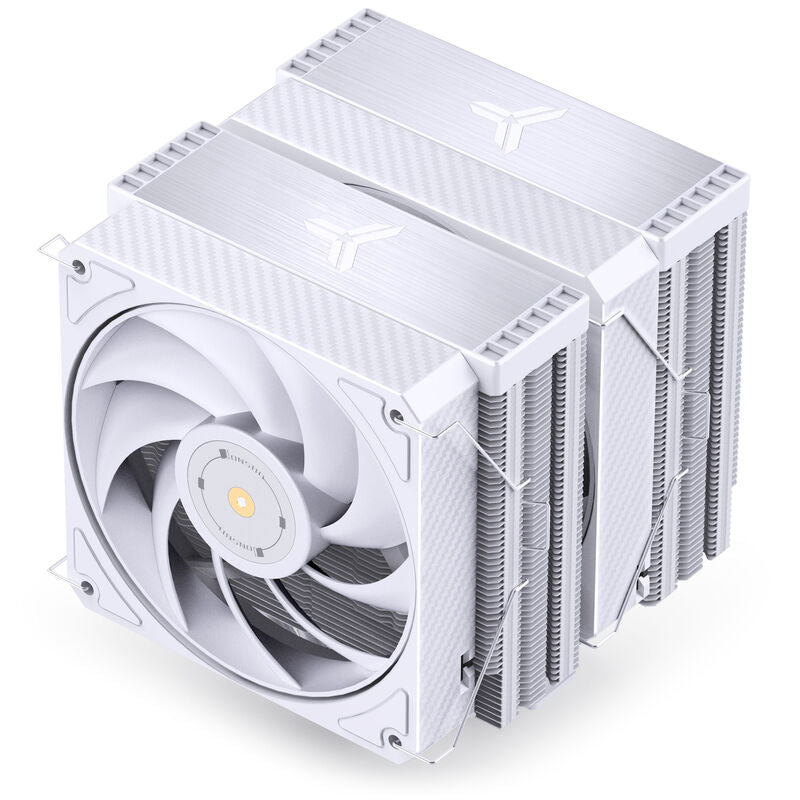 Montert Jonsbo HX6280 CPU-kjøler dobbelttårn PWM RGB 130 mm hvit i PC